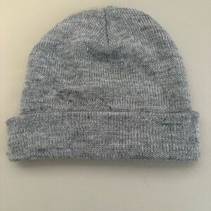 Target Gray Heather Knit Beanie Hat One Size Glitter Sparkle Winter Warm